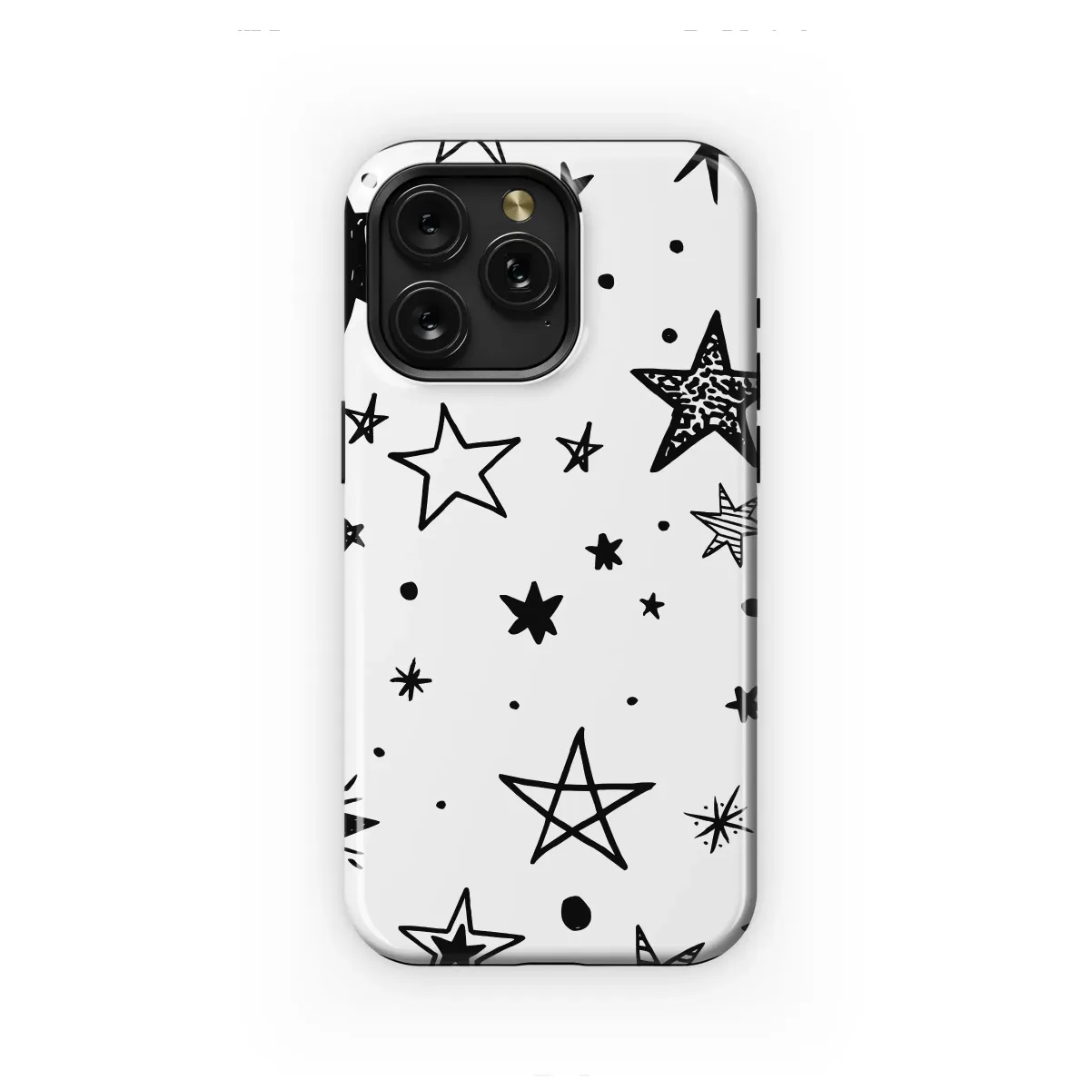 Cosmic Doodle Starry Night Sky Phone Case iPhone Samsung Cover Pixel 7549 - Image 1