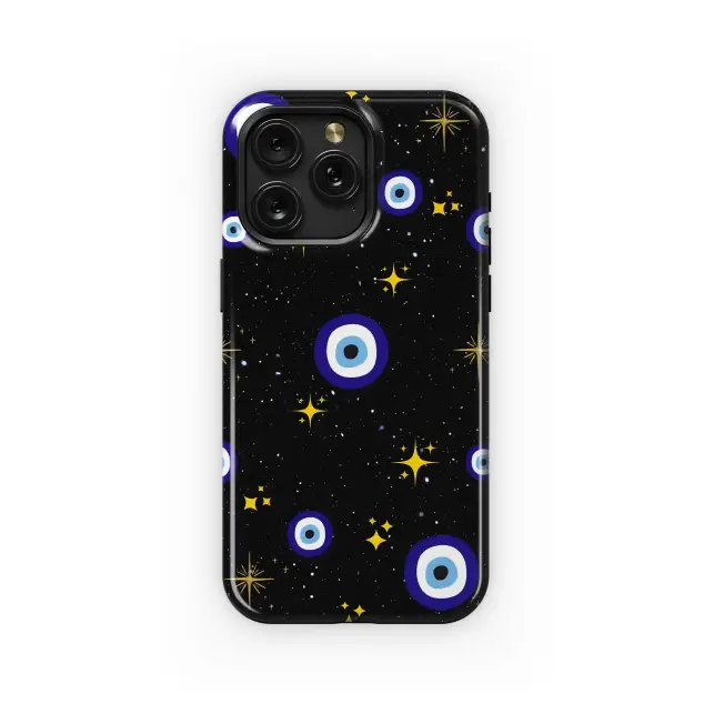 Cosmic Evil Eye Stars Phone Case iPhone Samsung Cover Pixel 4854