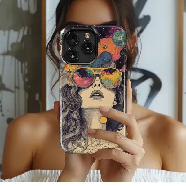 Cosmic Girl Vibes
 Phone Case iPhone Samsung Cover Pixel 5573 - Image 1
