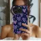 Cosmic Love Purple Heart Pattern Phone Case iPhone Samsung Cover Pixel 8098 - Image 2