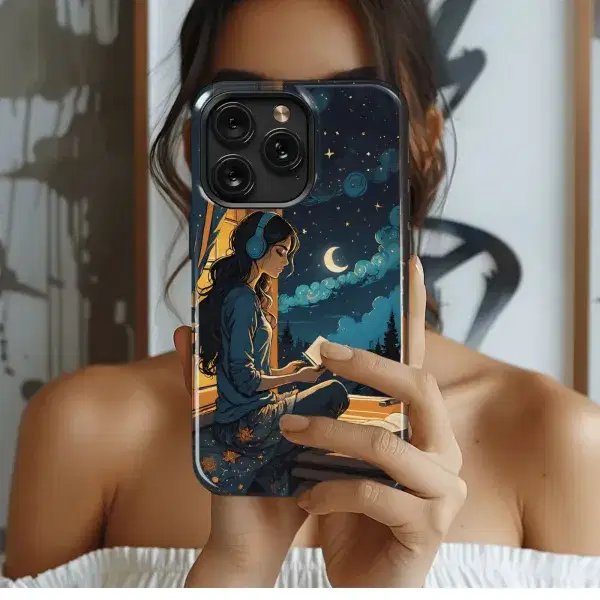 Cosmic Mountain River
 Phone Case iPhone Samsung Cover Pixel 4434 - Image 1