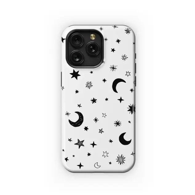 Cosmic Night Sky Doodles Phone Case iPhone Samsung Cover Pixel 6190