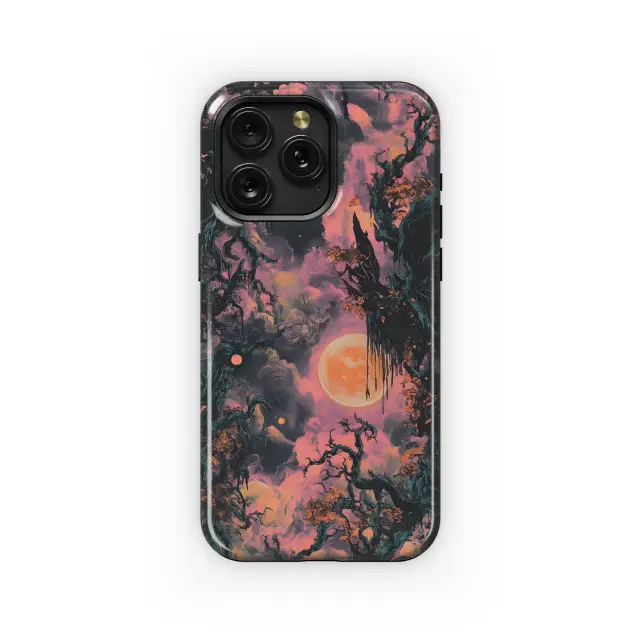 Cosmic Nightmare Trees Phone Case iPhone Samsung Cover Pixel 4082