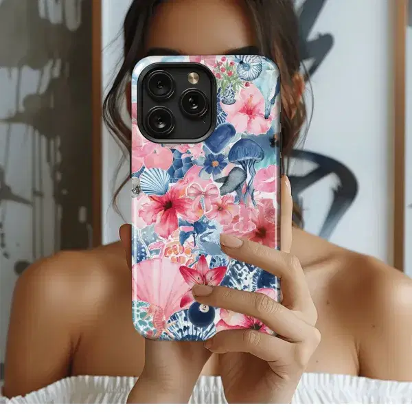 Cosmic Pixel Sunset
 Phone Case iPhone Samsung Cover Pixel 4420 - Image 1