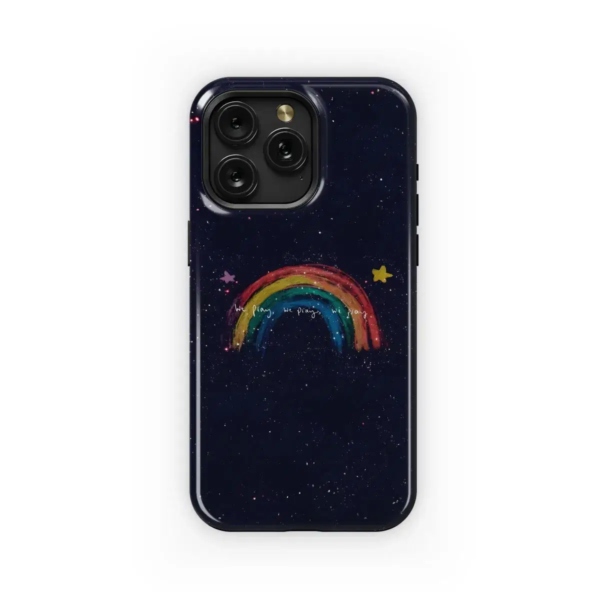 Cosmic Rainbow Prayer Phone Case iPhone Samsung Cover Pixel 4799 - Image 1