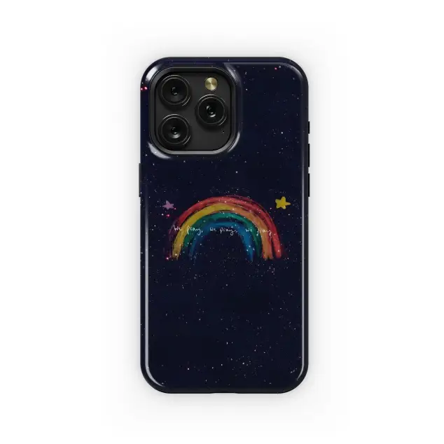 Cosmic Rainbow Prayer Phone Case iPhone Samsung Cover Pixel 4799