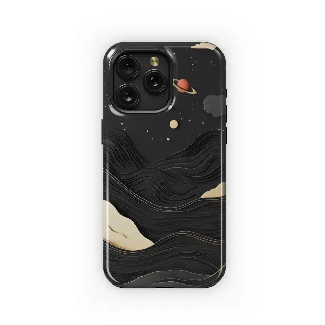 Cosmic Wavescape Art
 Phone Case iPhone Samsung Cover Pixel 4274