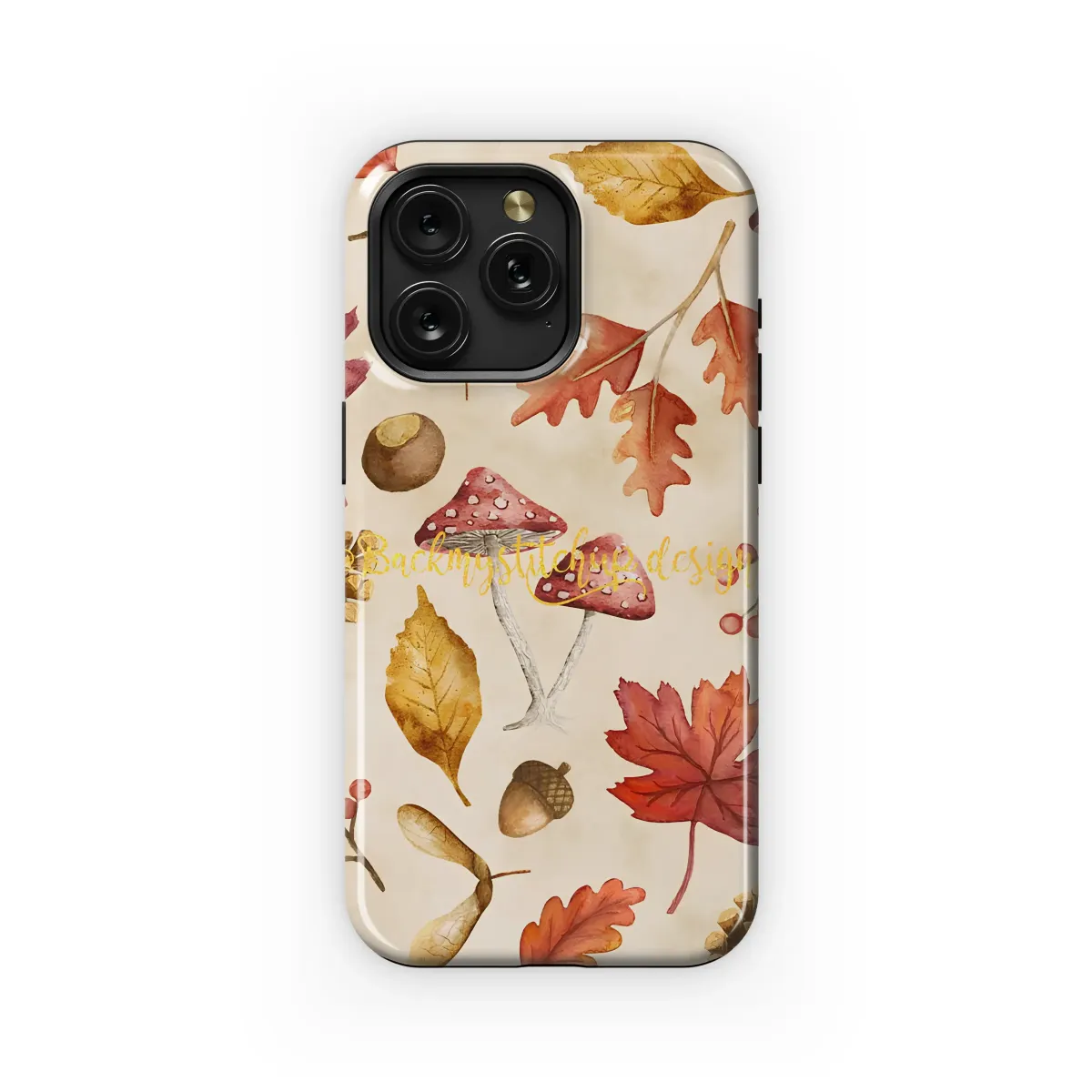 Cottagecore Autumn Woodland Whimsy Design Phone Case iPhone Samsung Cover Pixel 7138 - Image 1