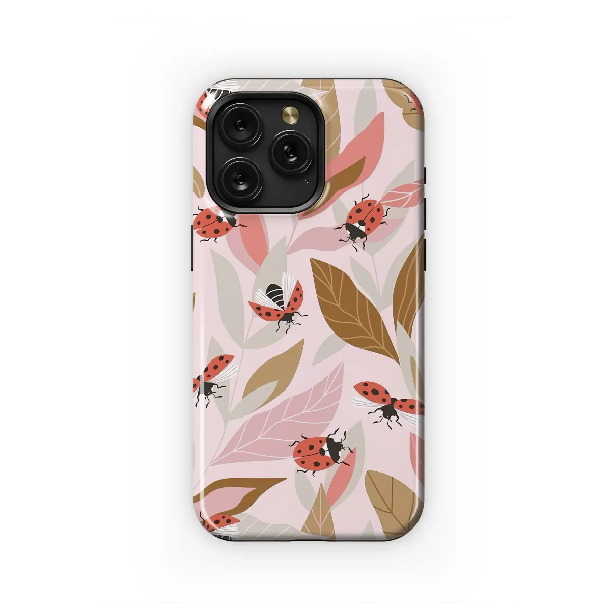 Cottagecore Ladybug Botanical Pattern Phone Case for iPhone Samsung Phone Case iPhone Samsung Cover Pixel 8126 - Image 1
