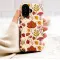 Cottagecore Mushroom and Autumn Leaves Pattern Phone Case Cover for iPhone 17 Pro Max 16 15 Plus 14 13 Mini Samsung S25 S24 Pixel 10 9 9068 - Image 1