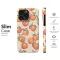 Cottagecore Peach Botanical Fruit Illustration Phone Case Cover for iPhone 17 Pro Max 16 15 Plus 14 13 Mini Samsung S25 S24 Pixel 10 9 9129 - Image 7
