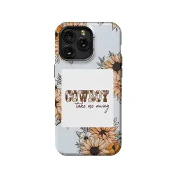 Cowboy Flower Country Western Phone Case iPhone Samsung Pixel & More - Image 1