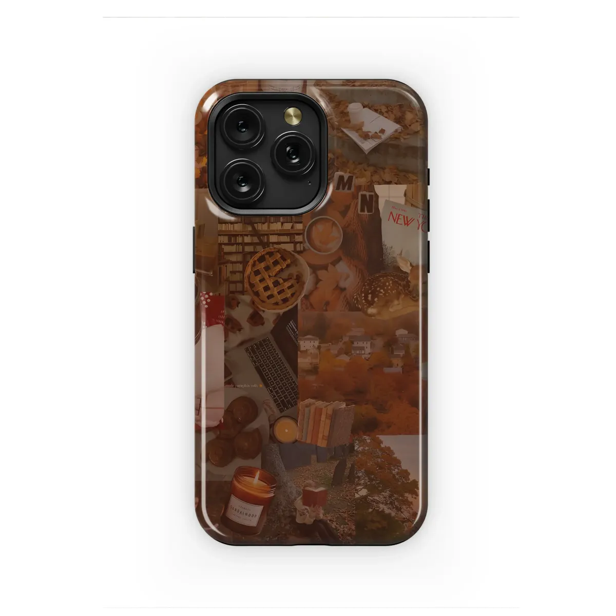 Cozy Autumn Aesthetic Collage Art Phone Case iPhone Samsung Cover Pixel 7271 - Image 1