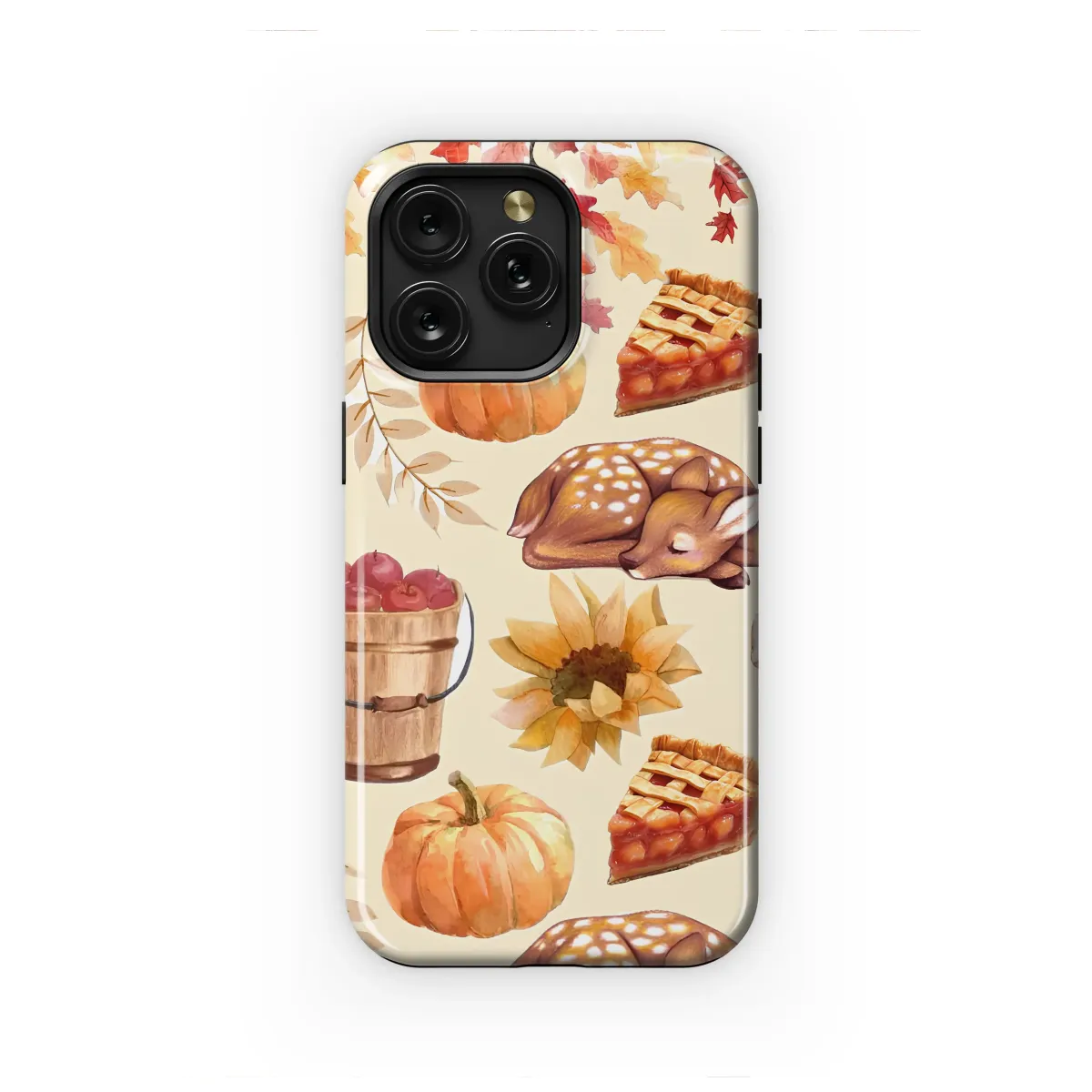 Cozy Autumn Harvest Woodland Dream Phone Case iPhone Samsung Cover Pixel 7470 - Image 1