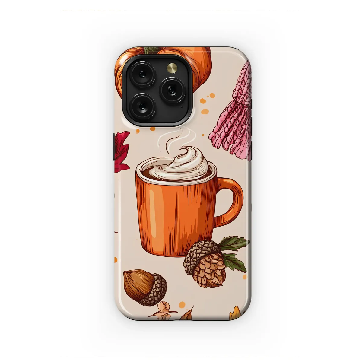 Cozy Autumn Morning Illustrated Art Phone Case iPhone Samsung Cover Pixel 7909 - Image 1
