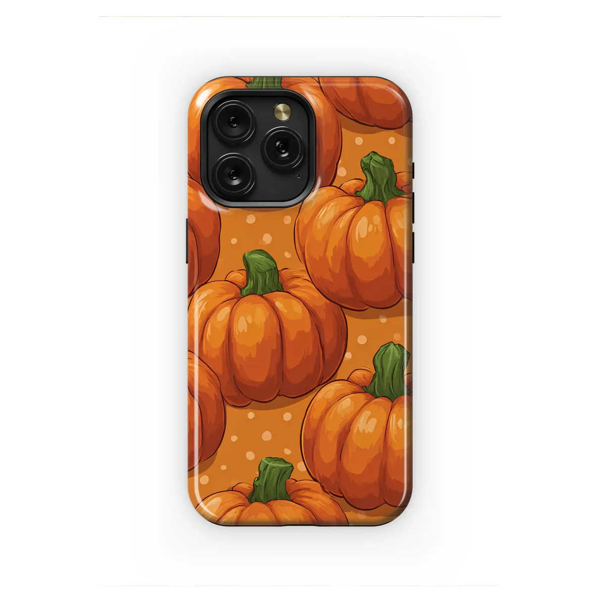 Cozy Autumn Pumpkin Patch Pattern Phone Case iPhone Samsung Cover Pixel 7983 - Image 1