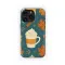 Cozy Autumn Spice Latte Pattern Phone Case iPhone Samsung Cover Pixel 7854 - Image 1