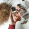 Cozy Christmas Reindeer Portrait Art Phone Case iPhone Samsung Cover Pixel 7872 - Image 4