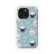 Cozy Hot Cocoa Mug Snowflake Blue Winter Pattern Phone Case Cover for iPhone 17 Pro Max 16 15 13 Samsung S25 S24 Pixel 8185 - Image 1