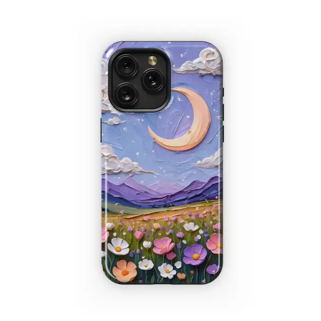 Crescent Moon Meadow
 Phone Case iPhone Samsung Cover Pixel 6067