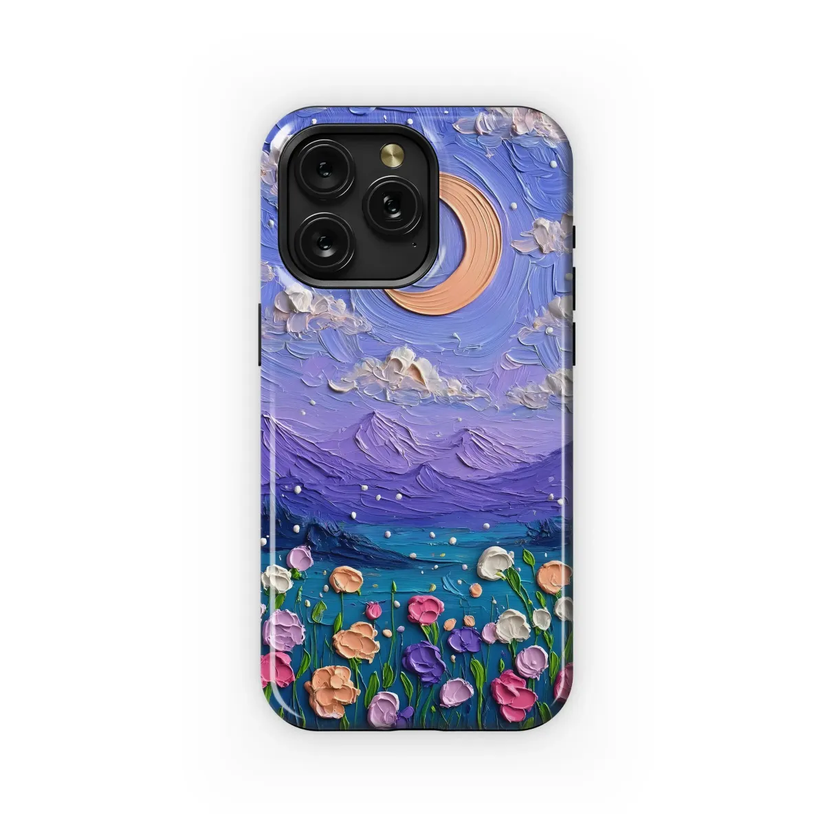 Crescent Moon Meadow
 Phone Case iPhone Samsung Cover Pixel 6068 - Image 1