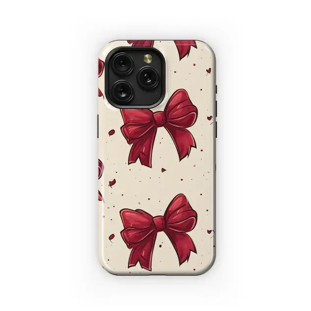 Crimson Bow Design
 Phone Case iPhone Samsung Cover Pixel 4219