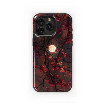 Crimson Moon Bloom
 Phone Case iPhone Samsung Cover Pixel 4151 - Image 1