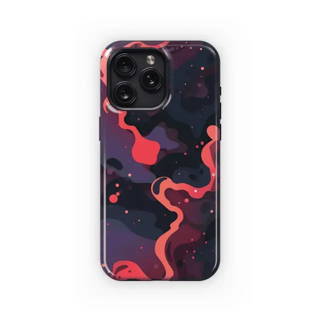 Crimson Nebula Flow
 Phone Case iPhone Samsung Cover Pixel 4416