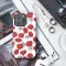 Crimson Poppy Garden Sketch Design Phone Case iPhone Samsung Cover Pixel 7201 - Image 3
