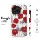 Crimson Poppy Garden Sketch Design Phone Case iPhone Samsung Cover Pixel 7201 - Image 6