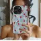 Crimson Tulip & Daisy Meadow Art Phone Case iPhone Samsung Cover Pixel 7190 - Image 2