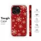Crimson Winter Snowflake Star Design Phone Case iPhone Samsung Cover Pixel 8027 - Image 6