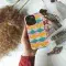Crocheted Rhombus Phone Case iPhone Samsung Cover Pixel 3853 - Image 4