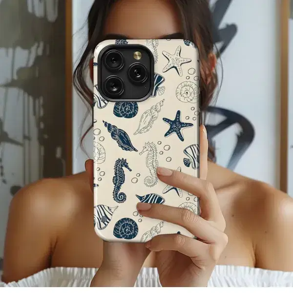 Cross and Laurel Pattern Phone Case iPhone Samsung Cover Pixel 5130 - Image 1