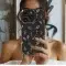 Crosses and Leaves Pattern Phone Case iPhone Samsung Cover Pixel 5128 - Image 2