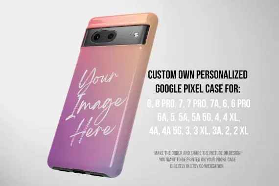 Custom Own Image Google Pixel 7 Pro Pixel 7A Pixel 6 Pro Pixel 6a Pixel 5 Pixel 5a 5G Pixel 4 XL Pixel 4a 5G 3 XL 3A 2 Phone Case Cover - Image 1
