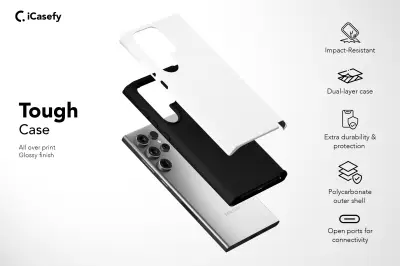 Custom Photo Samsung Case Personalise Phone Picture Gift Galaxy S24 S23 S22 S21 S20 S10 S9 S8 Note 10 20 Z Flip 5 4 A73 A55 A54 A15 A14 A13 - Image 2