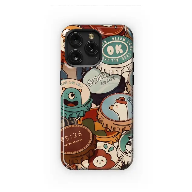 Cute Bottle Cap Designs
 Phone Case iPhone Samsung Cover Pixel 4261