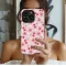 Cute Cherry Floral Phone Case, Pink Coquette Fruit Pattern Cover Phone Case iPhone Samsung Cover Pixel 8145 - Image 2