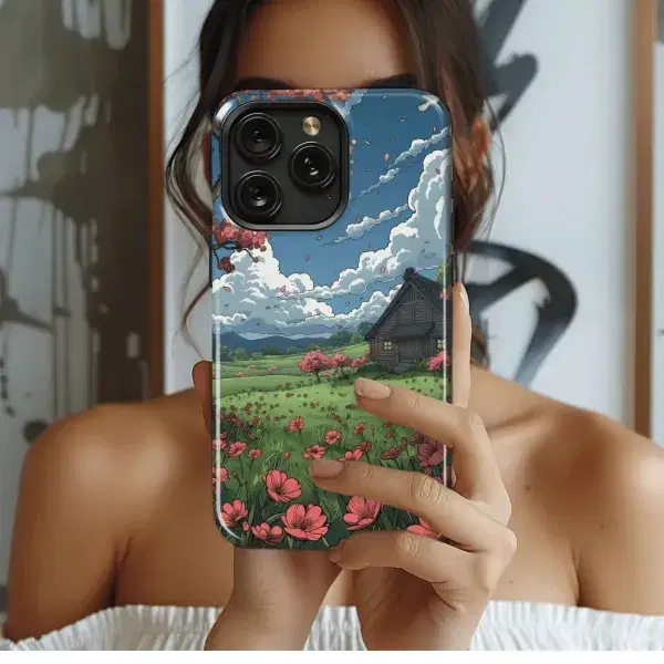 Cute Ducklings Swim
 Phone Case iPhone Samsung Cover Pixel 4247 - Image 1