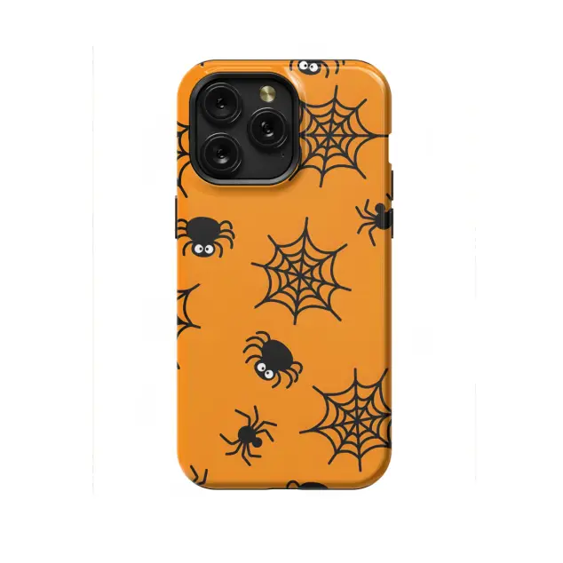 Cute Halloween Spiders Web Phone Case iPhone Samsung Cover Pixel 1277