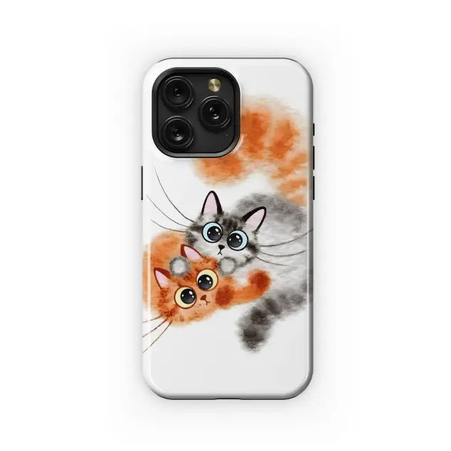Cute Kitty Cuddles
 Phone Case iPhone Samsung Cover Pixel 4745