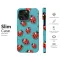 Cute Ladybug Pattern Teal Insect Print Phone Case Cover for iPhone 17 Pro Max 16 15 Plus 14 13 Mini Samsung S25 S24 Google Pixel 10 9 8239 - Image 7