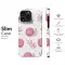 Cute Pink Snail Pattern Phone Case iPhone Samsung Cover Pixel 5447 - Image 7
