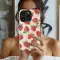 Cute Strawberry Pattern Pink Cottagecore Aesthetic Fruit Art Phone Case Cover for iPhone 17 Pro Max 16 15 13 Samsung S26 S25 Pixel 9885 - Image 2