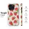 Cute Strawberry Pattern Pink Cottagecore Aesthetic Fruit Art Phone Case Cover for iPhone 17 Pro Max 16 15 13 Samsung S26 S25 Pixel 9885 - Image 6
