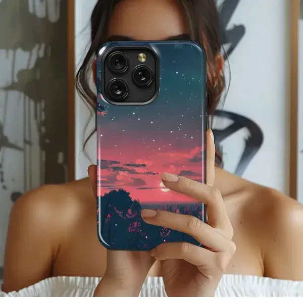 Cyberpunk City Night
 Phone Case iPhone Samsung Cover Pixel 5473 - Image 1