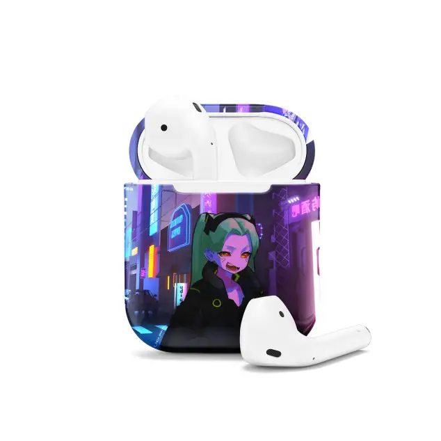 Cyberpunk Edgerunners Anime Rebecca AirPods Case AirPods Pro AirPods Pro 2 AirPods 3 AirPods 2 Glossy 1555