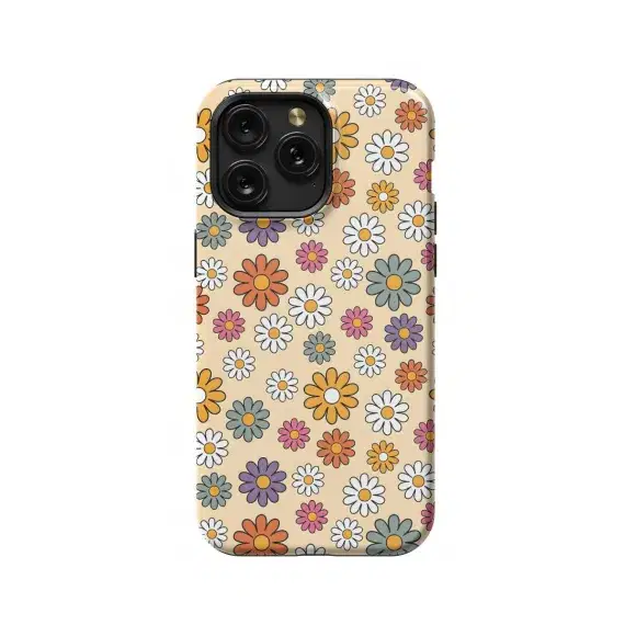 Daisy 70s Flower Phone Case iPhone Samsung Pixel & More - Image 1
