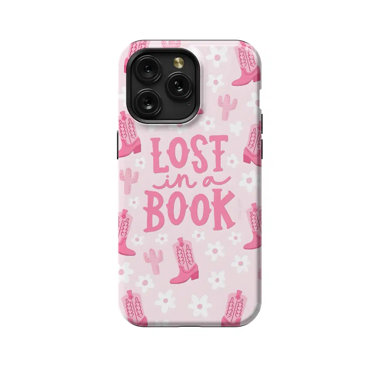 Daisy Western Pink Lost in a Book Phone Case iPhone Samsung Pixel & More 422 - Image 1